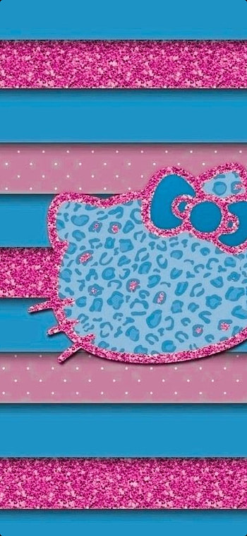 Hello kitty, aqua, magenta HD phone wallpaper