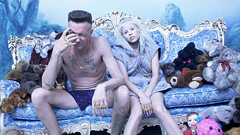 Die Antwoord music fanart, Artistic , Energetic performances, Colorful backgrounds HD wallpaper