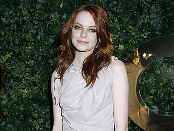 Emma Stone, stone, emma, red hair, redhead, dress HD wallpaper
