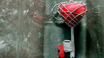 ..Key_heart.., wall, heart, key, love HD wallpaper