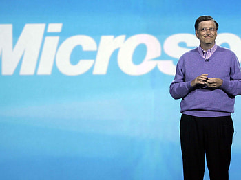 2008 Consumer Electronics Show, Bill Gates HD wallpaper