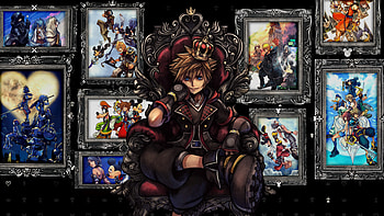 Kingdom Hearts all-in-one box art, Ultimate collector's item, High-resolution masterpiece, Must-have for fans HD wallpaper