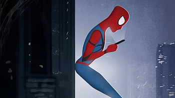 Spiderman Using , spiderman, superheroes, digital-art, behance HD wallpaper