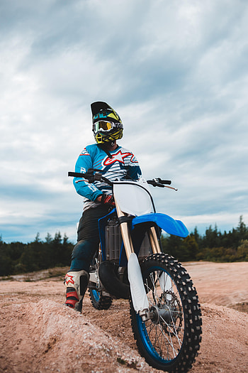 Sand, Motorcycles, Motorcyclist, Helmet, Motorcycle, Bike HD phone wallpaper