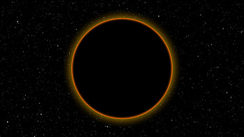 Universe, Sun, Moon, Dark, Full Moon, Eclipse HD wallpaper