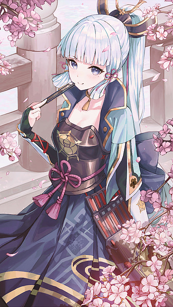 Ayaka, Genshin Impact HD phone wallpaper