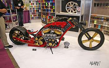 Chopper Sporty, motorcycle, copper, sporty, chopper HD wallpaper