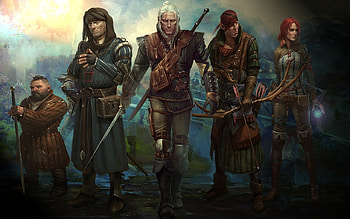 the witcher geralt of rivia the witcher 2 triss merigold geralt assassins of kings iorveth zoltan HD wallpaper