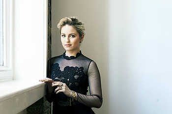 Dianna Agron, agron, Dianna, actress, blonde HD wallpaper