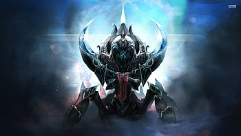 monster king, blue, monster, king, armour HD wallpaper