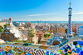 Parc Guell, Europe HD wallpaper