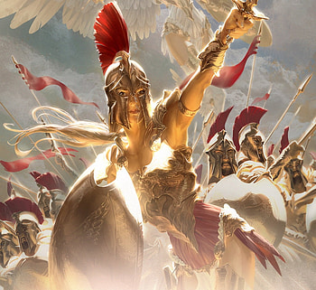 War Goddess, golden, fantasy, helmet, johannes voss, girl, goddess, armor HD wallpaper