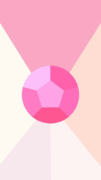 SU Minimal: Rose Quartz, minimalist, TV Show, Steven Universe HD phone wallpaper