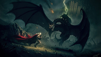 Fantasy, Dragons HD wallpaper