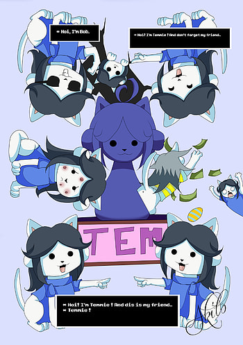 I'M TEMMIE - Undertale - Fanzine by Akito-Ayate HD phone wallpaper