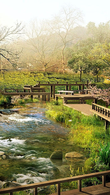 Japan scenery, scenery, japan, nature HD phone wallpaper