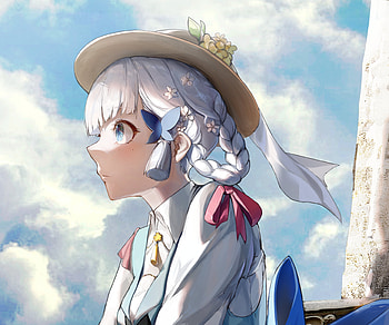 Kamisato Ayaka, Kamisato Ayaka (Genshin Impact), video game, Genshin Impact HD wallpaper
