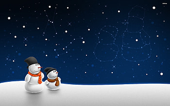Snowman HD wallpaper