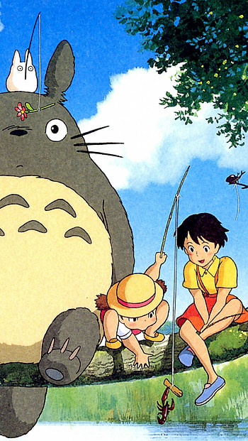 Satsuki and Mei, My Neighbor Totoro HD phone wallpaper