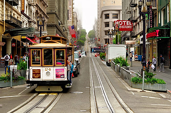 Cable Car, San Francisco HD wallpaper