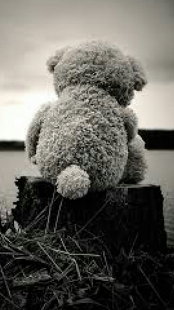 Alone, Sad, Hurt Teddy HD phone wallpaper