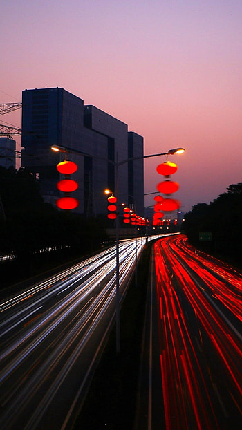 Red Light, Speed, City HD phone wallpaper