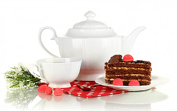 With Love, delicious, cup, cake, candies HD wallpaper