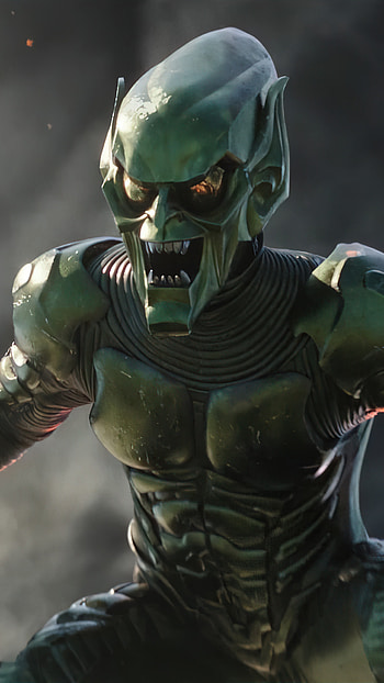 Green Goblin, action_figure, art HD phone wallpaper