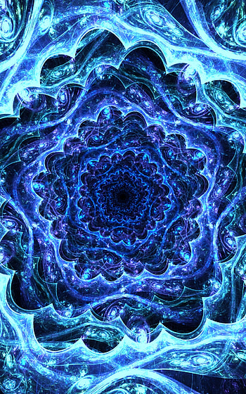 Abstract, Bright, Fractal, Depth, Kaleidoscope HD phone wallpaper