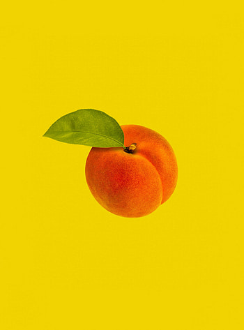 Food, Sheet, Leaf, Fruit, Peach HD phone wallpaper