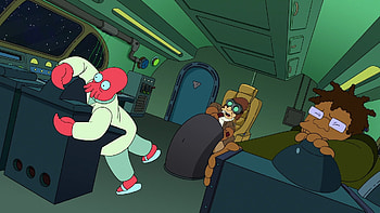 Futurama, Dr. Zoidberg screenshots, Hermes professor Farnsworth HD wallpaper