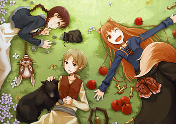 Spice and Wolf, , Anime backgrounds, Japanese animation HD wallpaper