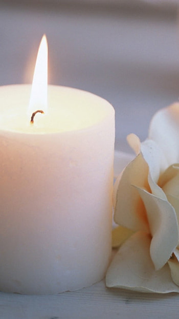 Candle, White Candle HD phone wallpaper