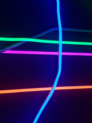Dark, Shine, Light, Multicolored, Motley, Neon, Illumination, Stripes, Streaks, Lighting HD phone wallpaper