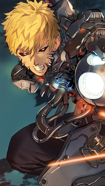 Genos, One Punch Man, Anime , Ultra HD phone wallpaper
