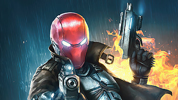 Red Hood Injustice Mobile, red-hood, games HD wallpaper