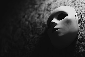 Bw, Chb, Monochrome, Mask HD wallpaper