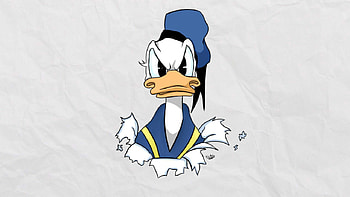 Donald Duck, Angry expression HD wallpaper