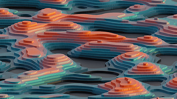Gradient, pattern, steps structure HD wallpaper