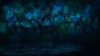 Bokeh, hexagons, abstract, dark HD wallpaper