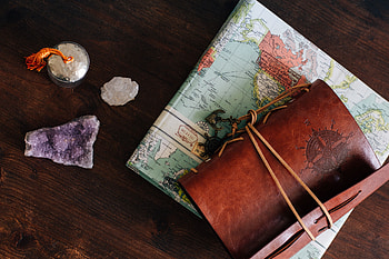Miscellanea, Miscellaneous, Journey, Notepad, Notebook, Map HD wallpaper