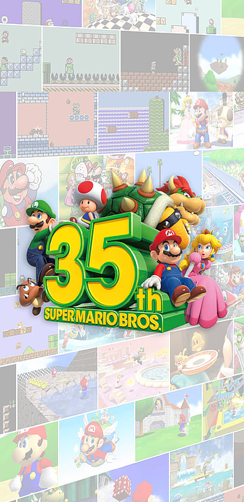 Super Mario Bros 35th anniversary, Mario Bros. HD phone wallpaper