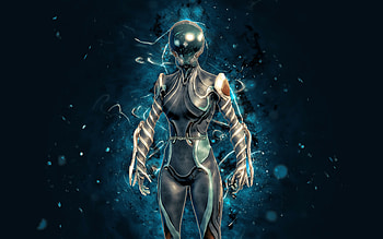 Mag, , blue neon lights, Warframe, RPG, Warframe characters, Mag Build, Warframe Builds, Mag Warframe HD wallpaper