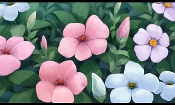 Pretty Flower, blue, buds, floral, lovley, beauty, nice, scenery, petals, flower, blossom, sweet, scene, garden, beautiful, pink, pretty, green, nature HD wallpaper