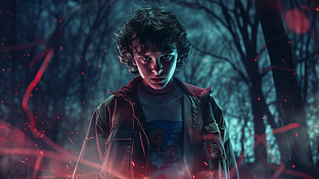 Mysterious Stranger Things Fan Art, Stranger Things, fan art HD wallpaper