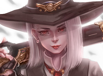 Ashe Overwatch Digital Art, ashe-overwatch, overwatch, games, artist, artwork, digital-art HD wallpaper