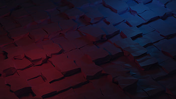 Surface, dark rocky blocks, art HD wallpaper