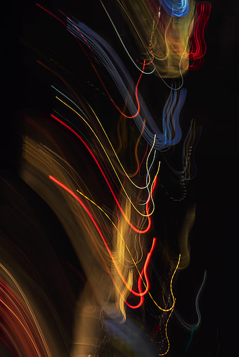 Abstract, Shine, Light, Multicolored, Motley, Blur, Smooth, Long Exposure HD phone wallpaper