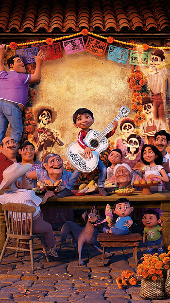 Coco Disney , Background , Pixar film, Magical adventure HD phone wallpaper