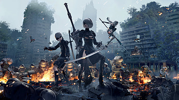 9S 2B And A2 NieR Automata , nier-automata, 2018-games HD wallpaper